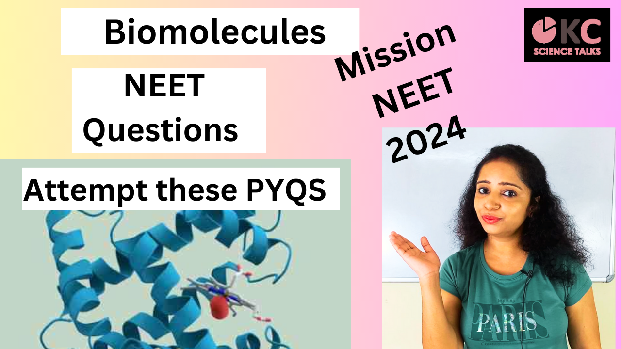 Biomolecules NEET questions