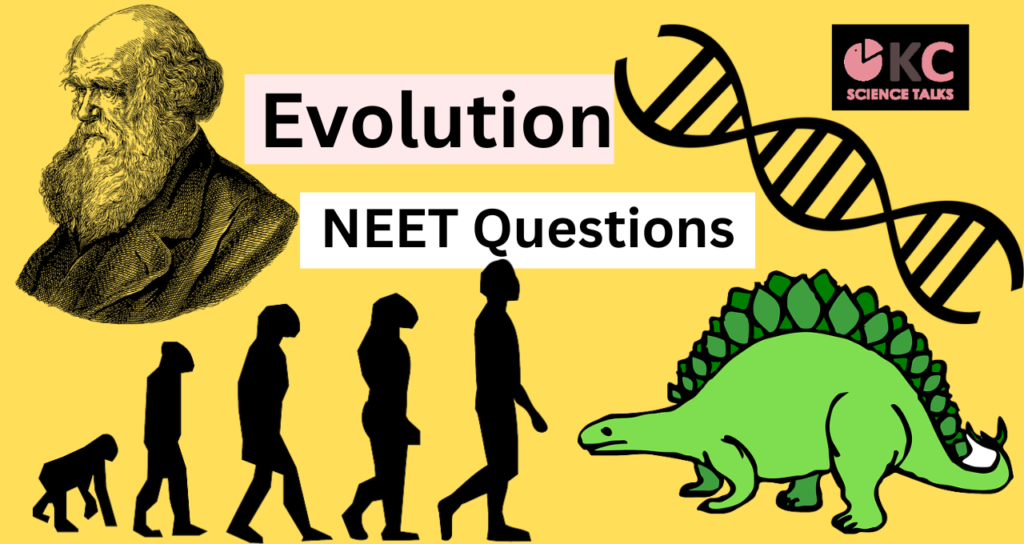 Evolution neet questions